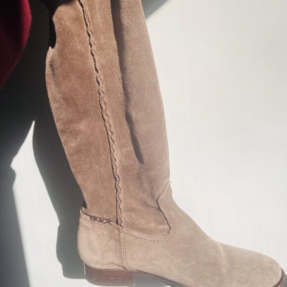 Frye Cara Roper suede slouch boot 7 - Picture 4 of 8